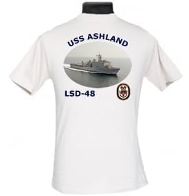 LSD 48 USS Ashland 2-Sided Photo T Shirt