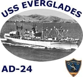 AD 24 USS Everglades 2-Sided Photo T Shirt