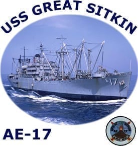 AE 17 USS Great Sitkin 2-Sided Photo T Shirt