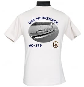 AO 179 USS Merrimack 2-Sided Photo T Shirt