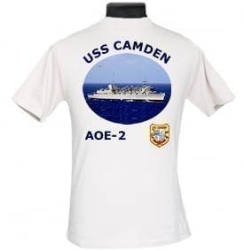 AOE 2 USS Camden 2-Sided Photo T Shirt