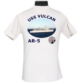 AR 5 USS Vulcan 2-Sided Photo T Shirt