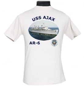 AR 6 USS Ajax 2-Sided Photo T Shirt