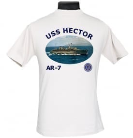 AR 7 USS Hector 2-Sided Photo T Shirt