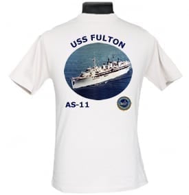 AS 11 USS Fulton 2-Sided Photo T Shirt