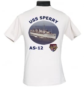 AS 12 USS Sperry 2-Sided Photo T Shirt