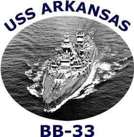 BB 33 USS Arkansas 2-Sided Photo T Shirt