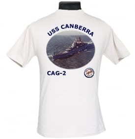 CAG 2 USS Canberra 2-Sided Photo T-Shirts