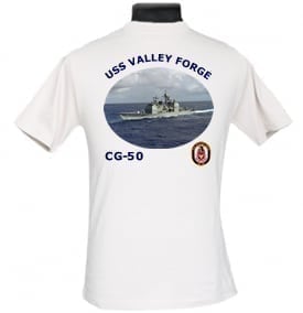 CG 50 USS Valley Forge 2-Sided Photo T Shirt