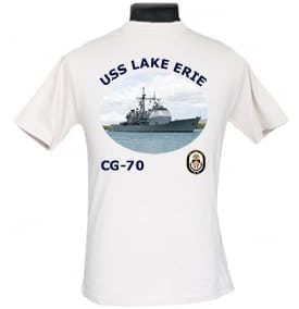 CG 70 USS Lake Erie 2-Sided Photo T Shirt