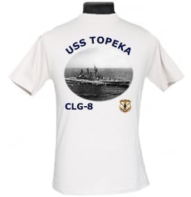 CLG 8 USS Topeka 2-Sided Photo T Shirt