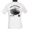 DD 681 USS Hopewell 2-Sided Photo T Shirt