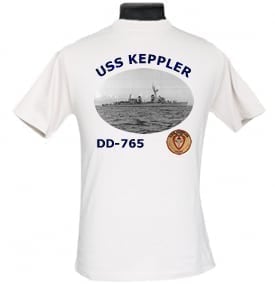 DD 765 USS Keppler 2-Sided Photo T Shirt