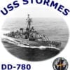 DD 780 USS Stormes 2-Sided Photo T Shirt