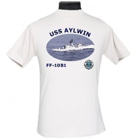 FF 1081 USS Aylwin 2-Sided Photo T Shirt