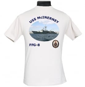 FFG 8 USS McInerney 2-Sided Photo T Shirt