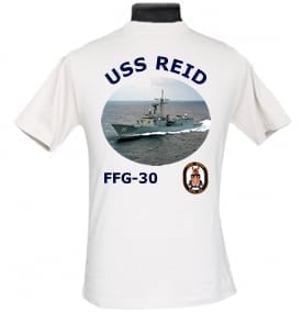 FFG 30 USS Reid 2-Sided Photo T Shirt
