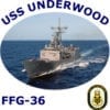 FFG 36 USS Underwood 2-Sided Photo T Shirt