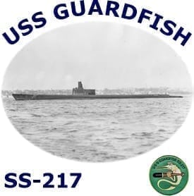 SS 217 USS Guardfish 2-Sided Photo T-Shirt