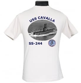SS 244 USS Cavalla 2-Sided Photo T Shirt