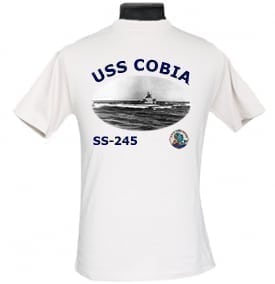 SS 245 USS Cobia 2-Sided Photo T Shirt