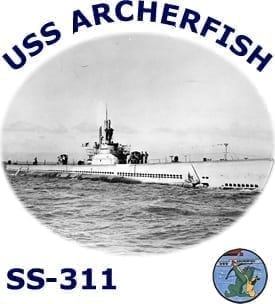 SS 311 USS Archerfish 2-Sided Photo T Shirt