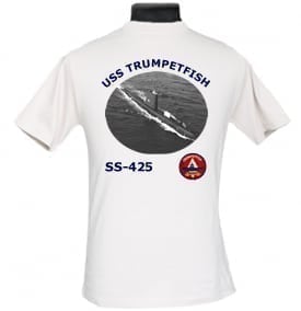 SS 425 USS Trumpetfish 2-Sided Photo T Shirt