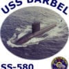 SS 580 USS Barbel 2-Sided Photo T Shirt
