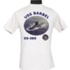 SS 580 USS Barbel 2-Sided Photo T Shirt