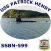 SSBN 599 USS Patrick Henry 2-Sided Photo T Shirt
