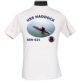 SSN 621 USS Haddock 2-Sided Photo T Shirt