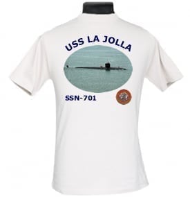 SSN 701 USS La Jolla 2-Sided Photo T Shirt