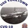 CV 10 USS Yorktown Photo Sweatshirt
