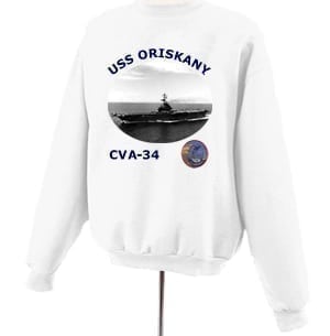 CV 34 USS Oriskany Photo Sweatshirt