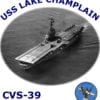 CV 39 USS Lake Champlain Photo Sweatshirt