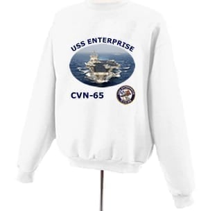 CVN 65 USS Enterprise Photo Sweatshirt
