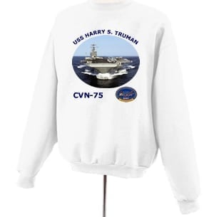 CVN 75 USS Harry S Truman Photo Sweatshirt