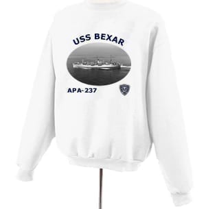 APA 237 USS Bexar Photo Sweatshirt