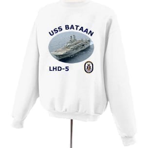 LHD 5 USS Bataan Photo Sweatshirt