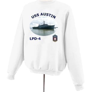 LPD 4 USS Austin Photo Sweatshirt
