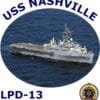 LPD 13 USS Nashville Photo Sweatshirt