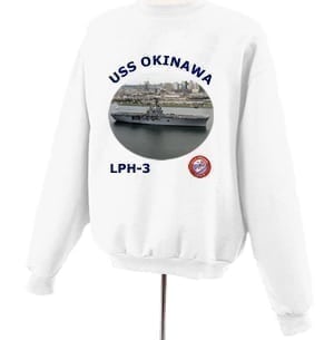LPH 3 USS Okinawa Photo Sweatshirt
