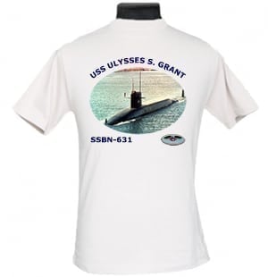 SSBN 631 USS Ulysses S Grant 2-Sided Photo T Shirt