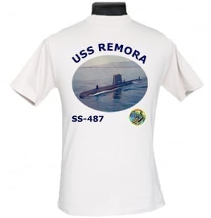 SS 487 USS Remora 2-Sided Photo T Shirt