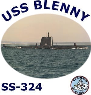 SS 324 USS Blenny 2-Sided Photo T Shirt
