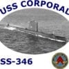 SS 346 USS Corporal 2-Sided Photo T Shirt