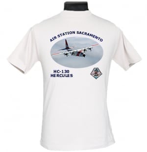 USCG Air Station Sacramento 2-Sided Photo T Shirt