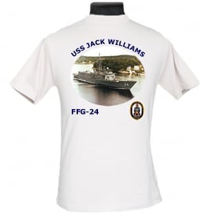FFG 24 USS Jack Williams 2-Sided Photo T Shirt