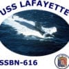 SSBN 616 USS Lafayette 2-Sided Photo T Shirt