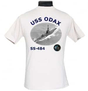 SS 484 USS Odax 2-Sided Photo T Shirt